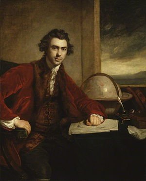 Sir Joseph Banks, soos in 1773 deur sir Joshua Reynolds geskilder.